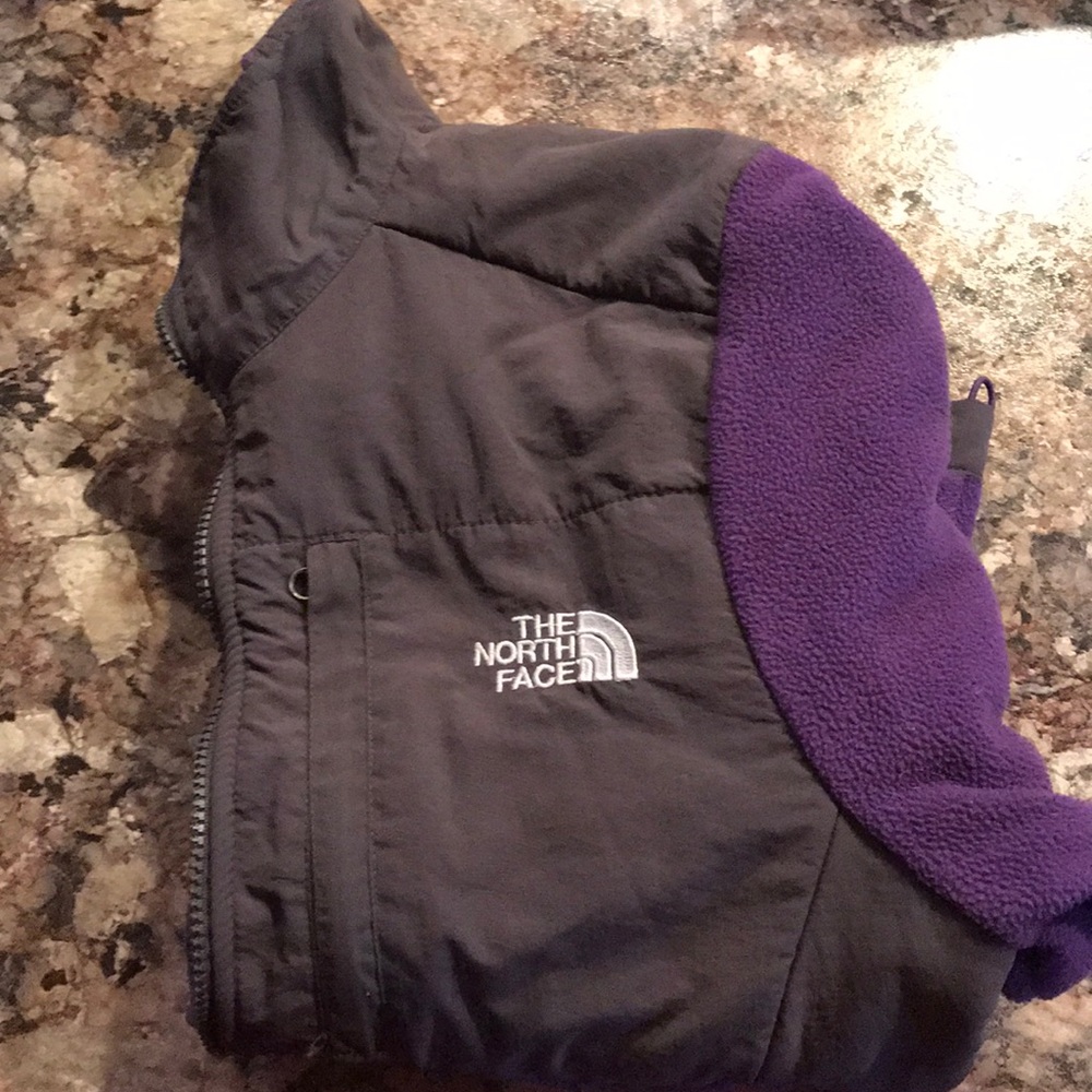 Purple The North Face jacket